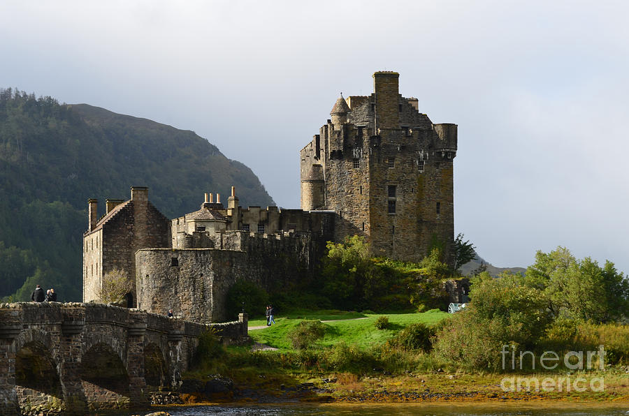 Landscape Photograph - Eilean Donan Castle in Kyle of Lochalsh by DejaVu Designs