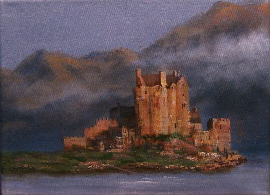 Eilean Donan Castle Painting by Tom Shropshire