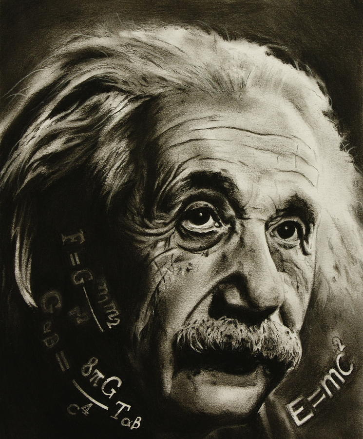 Einstein Painting by Nick Lawrence - Fine Art America