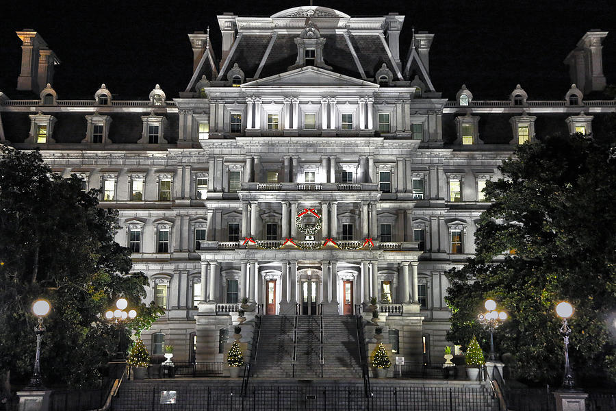 Eisenhower Executive Office Building  Photograph by Mitch Cat