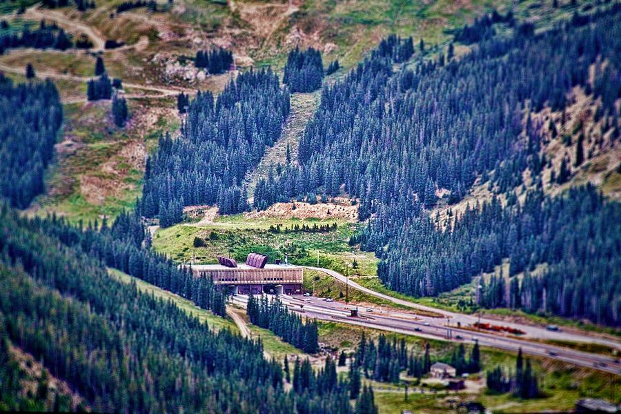 Tree Photograph - Eisenhower Tunnel by Audreen Gieger