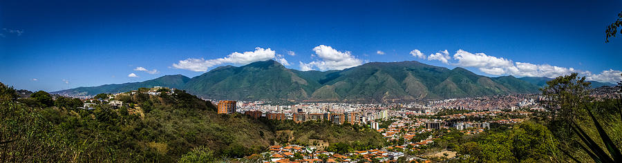 City Photograph - El Avila and Caracas by Juan Carlos Lopez