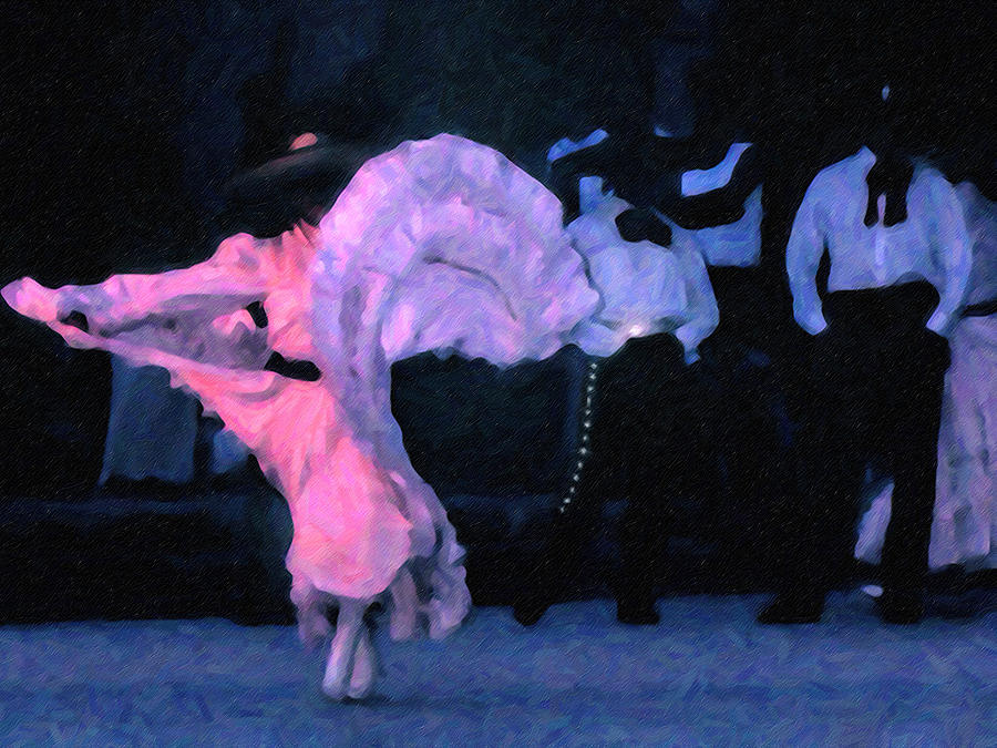 Dance Photograph - El Baile Oaxaca by Terry Fiala