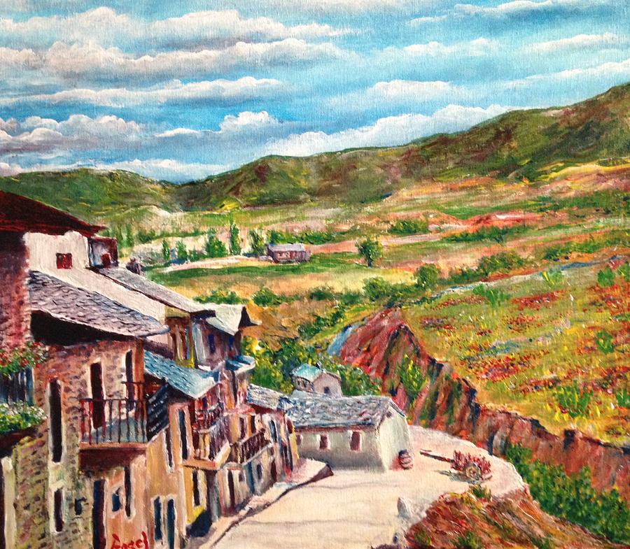 El barranco Painting by Angel de Paz - Fine Art America