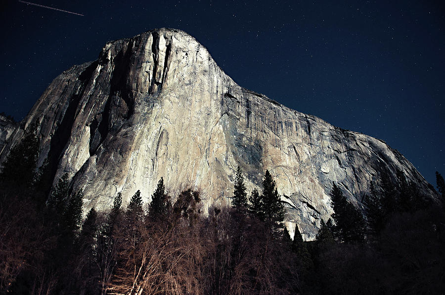 El Capitan At Night In Yosemite Photograph by Jayms Ramirez - Pixels