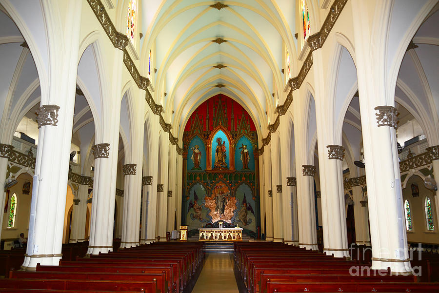 El Carmen Church Interior Panama City Photograph by James Brunker