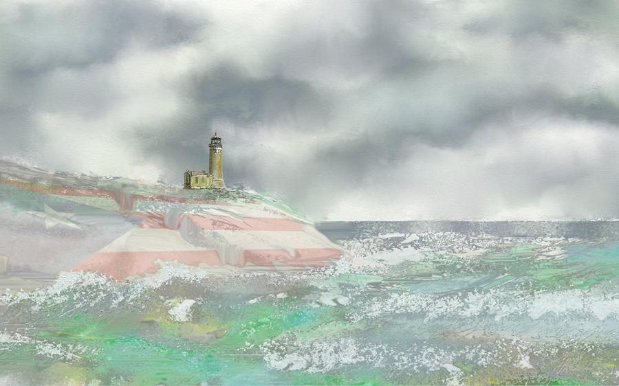 El Faro Digital Art by Tony Rodriguez