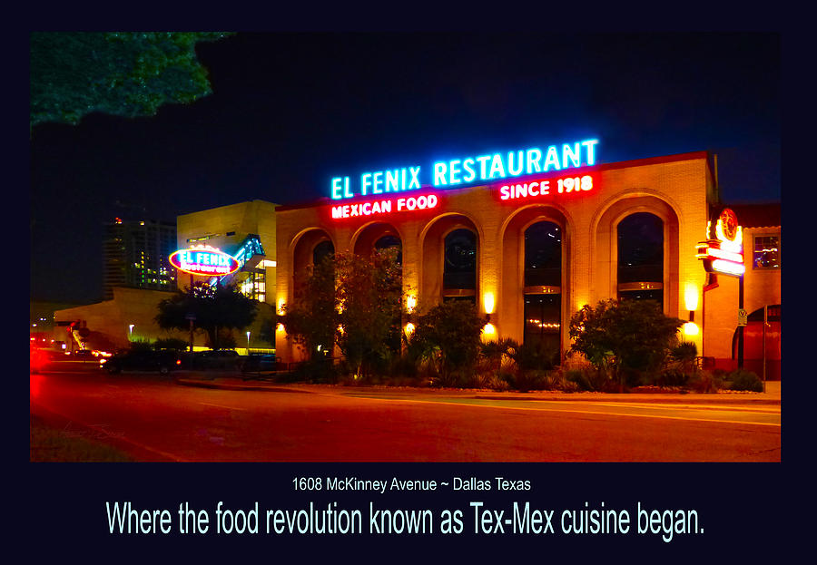 El Fenix Restaurant - Dallas Photograph by Robert J Sadler