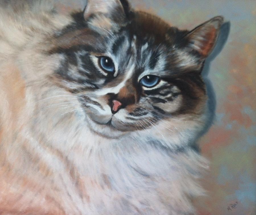 El Gato Nips Painting by Michelle Davis Reed - Fine Art America