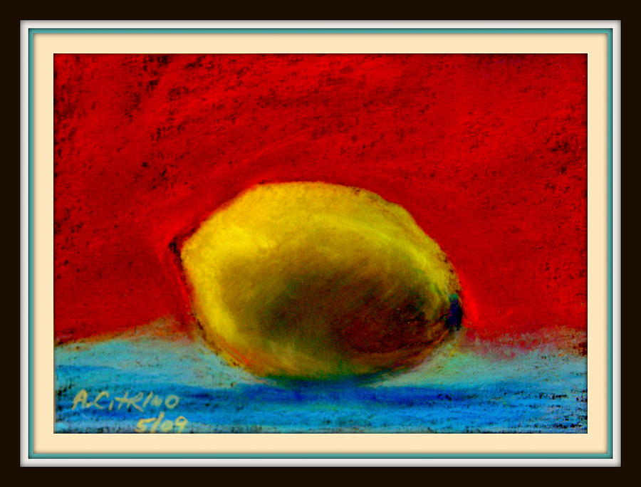 El Limon    Pastel Pastel by Antonia Citrino