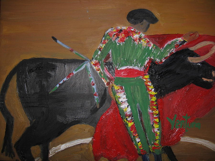 El Matador  Painting by Clare Ventura