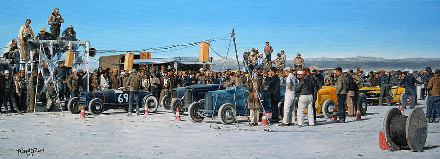 Desert Painting - El Mirage by Ruben Duran Desert Painting - El Mirage by Ruben Duran