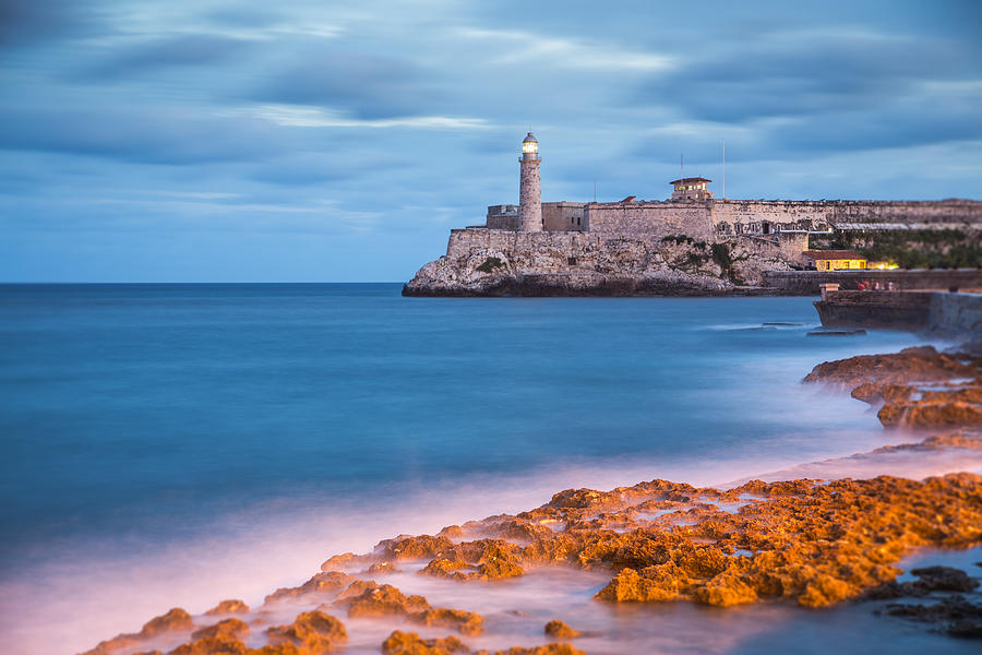 El Morro before sunrise Photograph by Levin Rodriguez