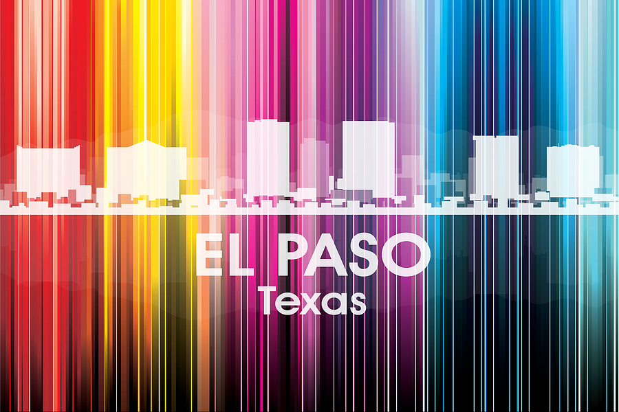 El Paso TX 2 Mixed Media by Angelina Tamez
