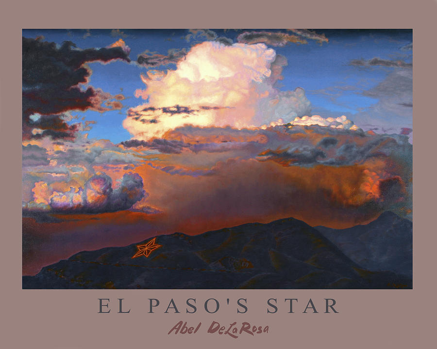 El Pasos Star-Poster Painting by Abel DeLaRosa