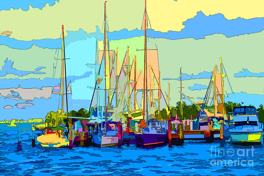 Boats Photograph - El Refugio by Keri West Boats Photograph - El Refugio by Keri West