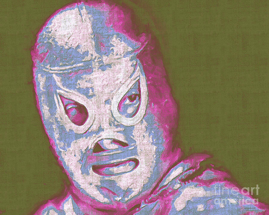 El Santo The Masked Wrestler 20130218v2m168 Photograph by Wingsdomain Art and Photography