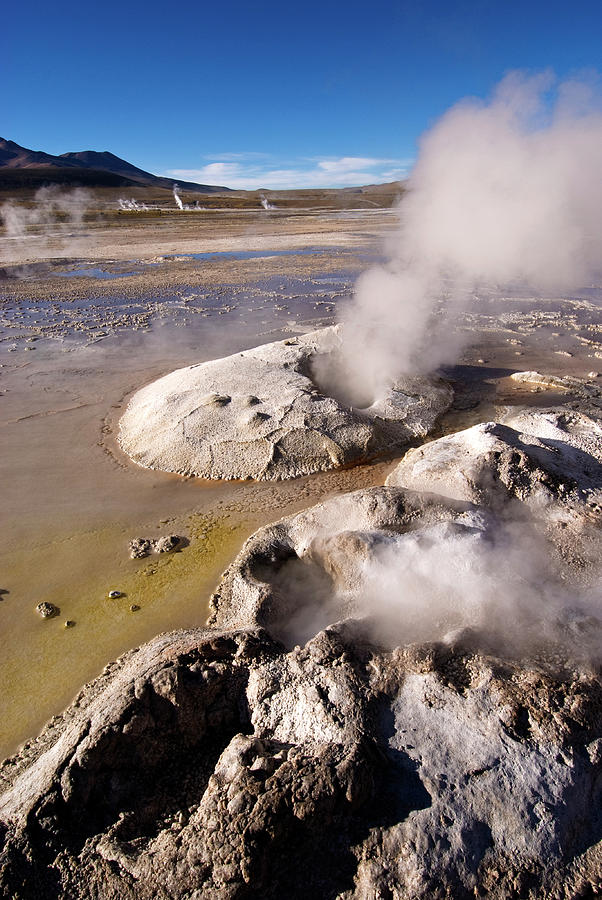 El Tatio Geysers Photograph by John Elk El Tatio Geysers Photograph by John Elk