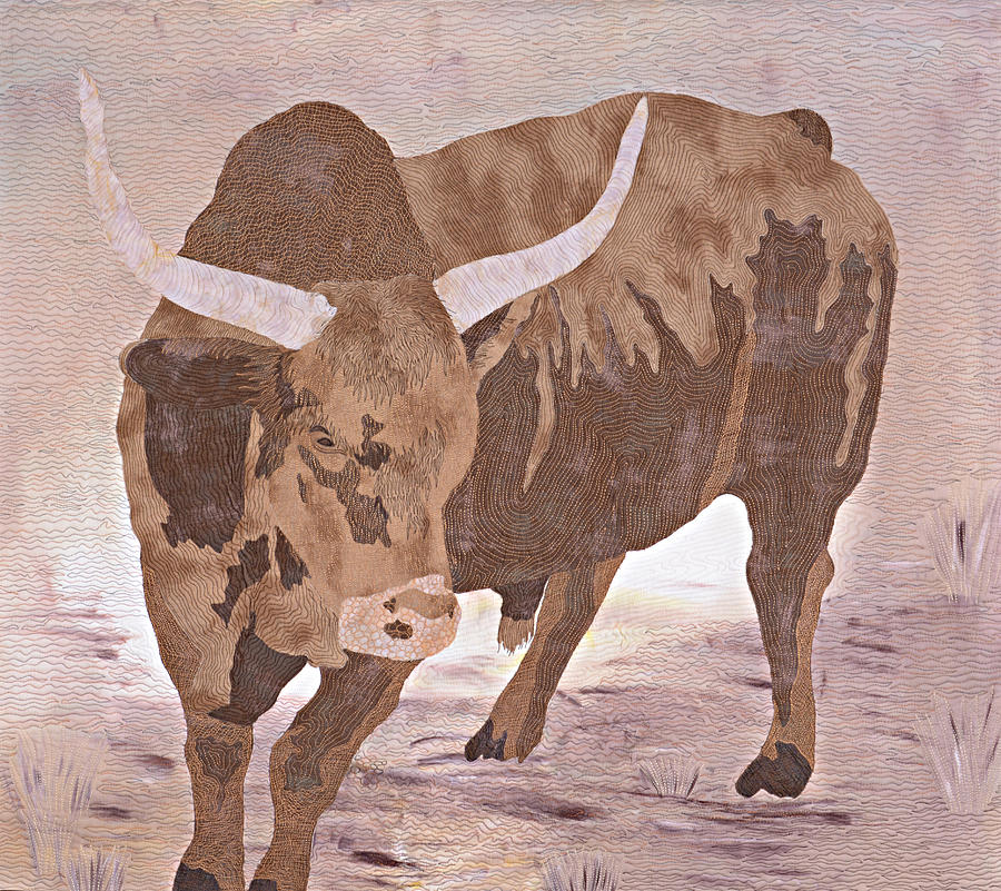 Bull Tapestry - Textile - El Toro by Pauline Barrett