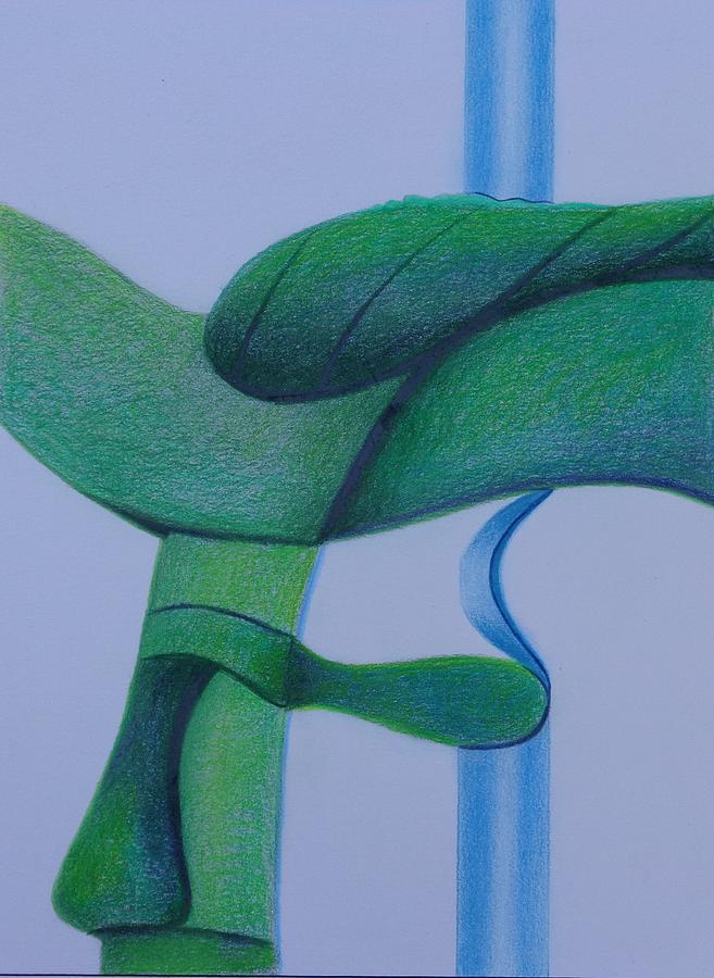 el Verde Drawing by Isaac Leal