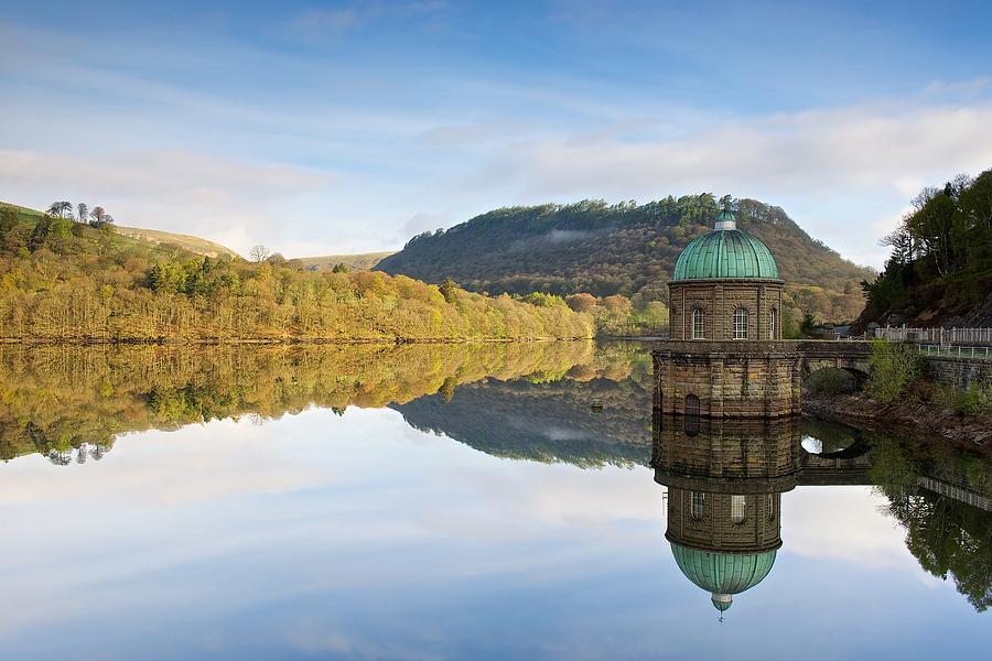 Elan Valley Straining tower Photograph by Stephen Taylor