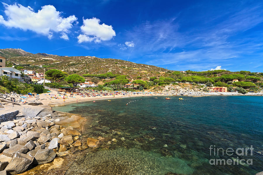 Elba island - beach in Seccheto  Photograph by Antonio Scarpi