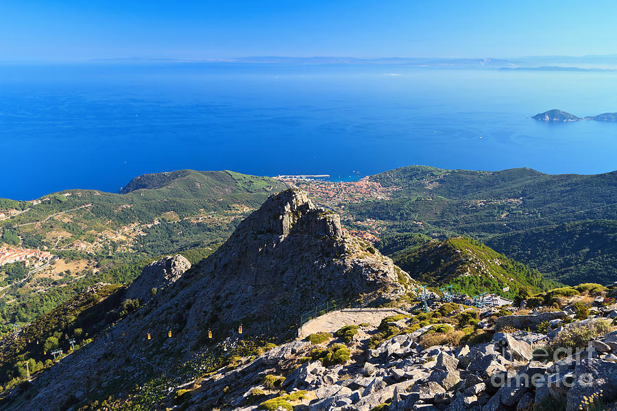 Elba island overview Photograph by Antonio Scarpi