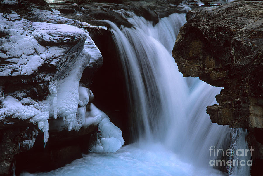 Waterfall Photograph - Elbow Falls Alberta Canada by Bob Christopher