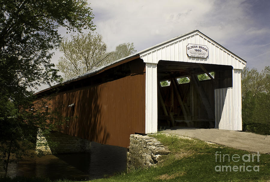 Eldean Covered Bridge 35-55-01 Photograph by Robert Gardner Eldean Covered Bridge 35-55-01 Photograph by Robert Gardner