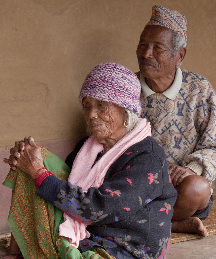 Elder Couple Nepal Photograph By Michael Havice Fine Art America 