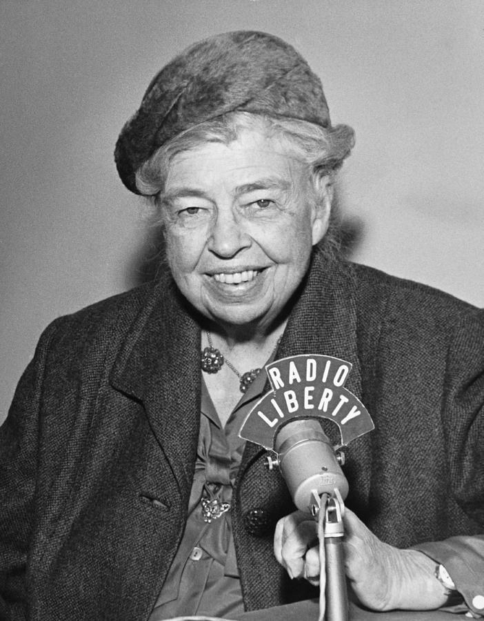 Eleanor Roosevelt Photograph by Ann Meuer
