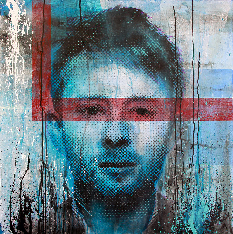 Radiohead Painting - Electioneering by Bobby Zeik