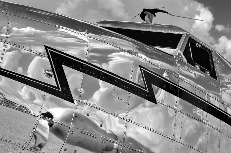 Electra Reflections in Black and White Photograph by Chris Buff