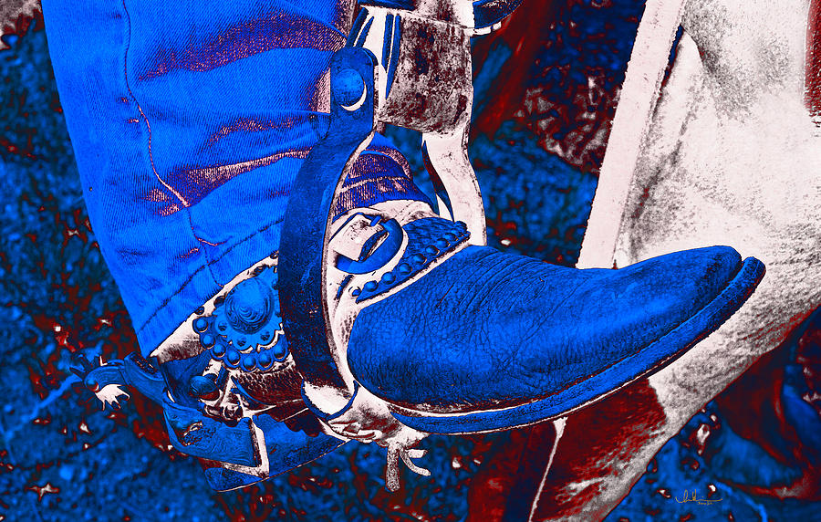 Electric Cowboy Boot Photograph by Amanda Smith
