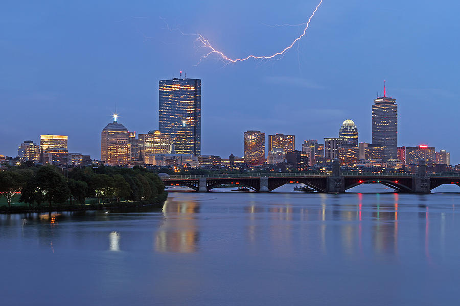 Electric Boston Photograph by Juergen Roth