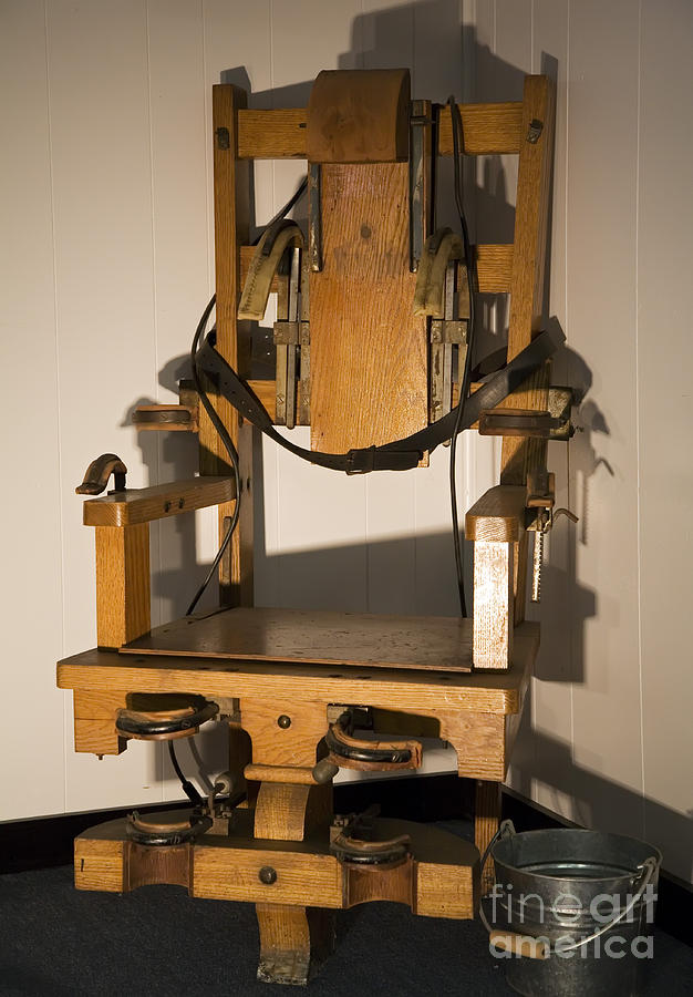 Electric Chair Photograph by Jim West