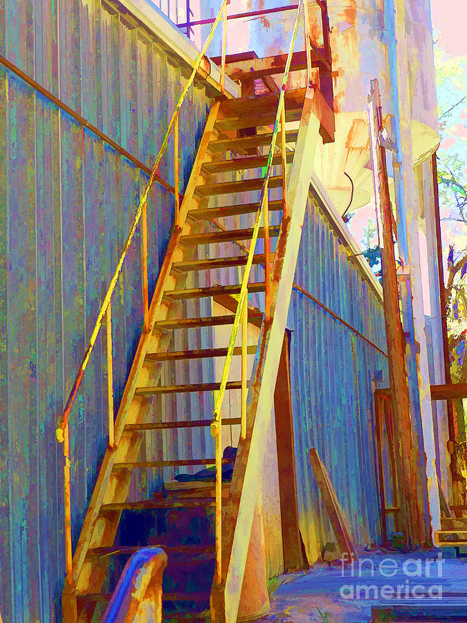 Electric stairway Photograph by Cathy Anderson
