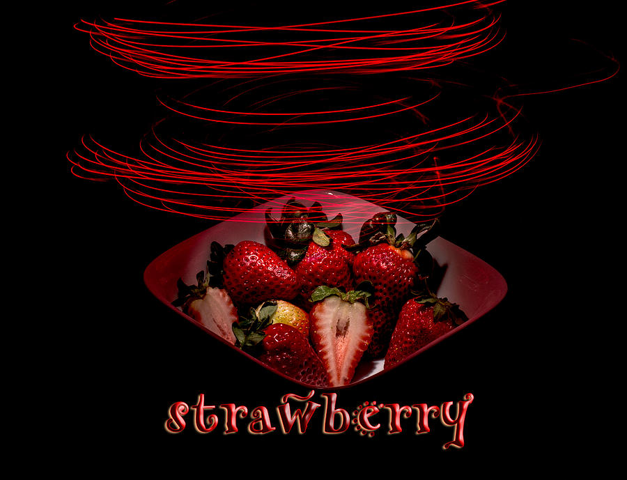 Strawberry Photograph - Electric Strawberry II by Andreas Hohl
