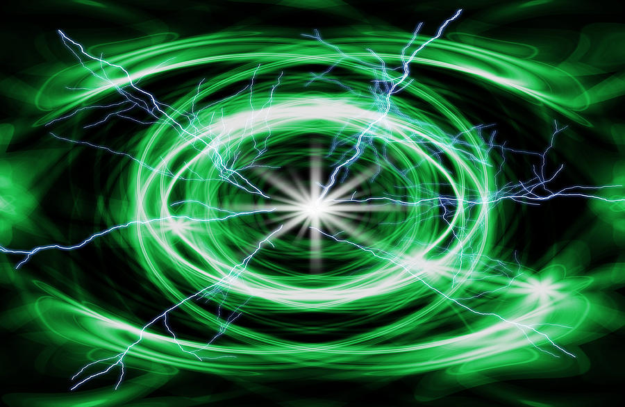 Electric strom Digital Art by Nathan Wright