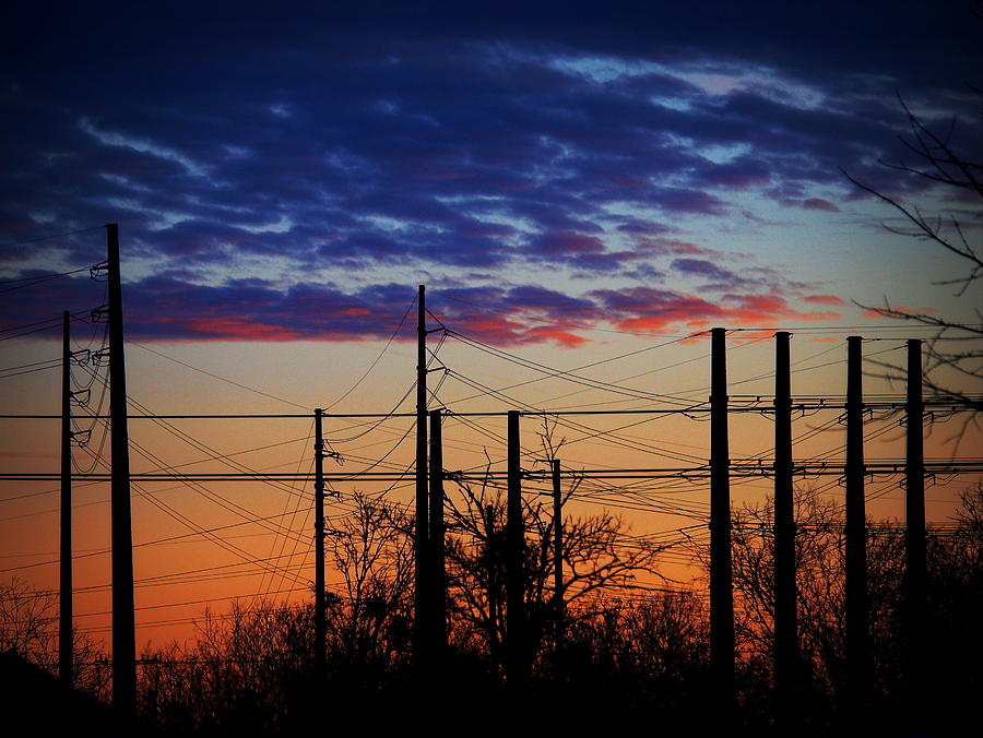 Electric Sunset Two Photograph by James Granberry