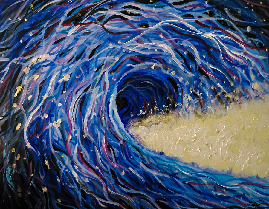 Electric Wave Painting by Joel Tesch