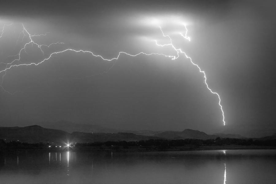 Landscape Photograph - Electrical Arcing Night Sky  by James BO Insogna