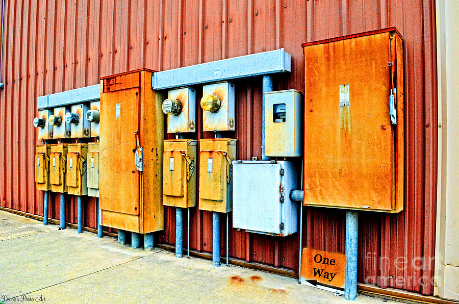 Electrical Boxes I Photograph by Debbie Portwood