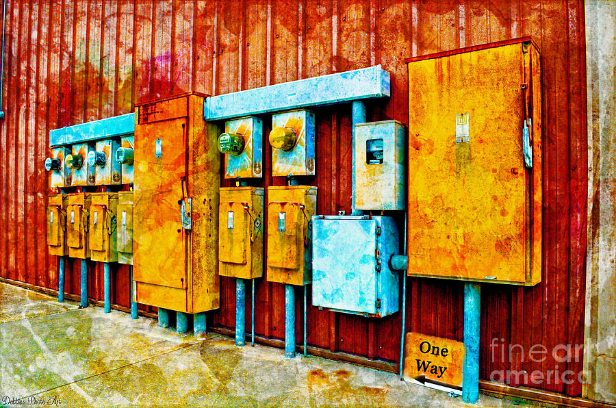Electrical Boxes IV Photograph by Debbie Portwood