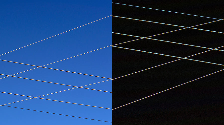 Abstract Photograph - Electrical Grid by Tikvahs Hope