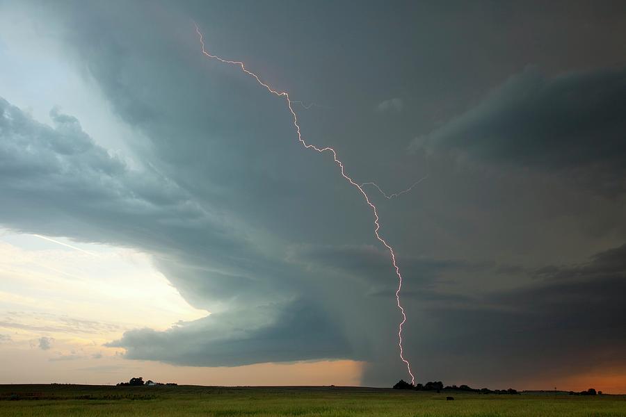 Electrical Storm Photograph by Roger Hill/science Photo Library - Pixels