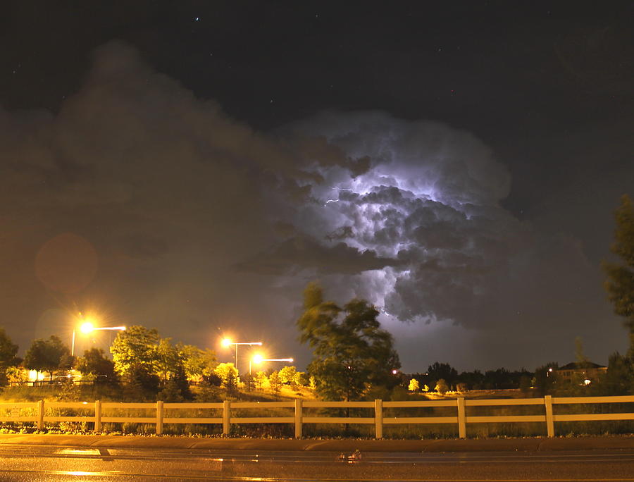 Electrical Storm Photograph by Trent Mallett