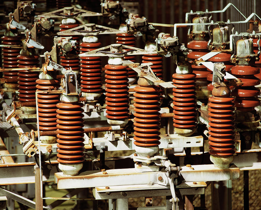 Substation Photograph - Electricity Substation by Martin Bond/science Photo Library
