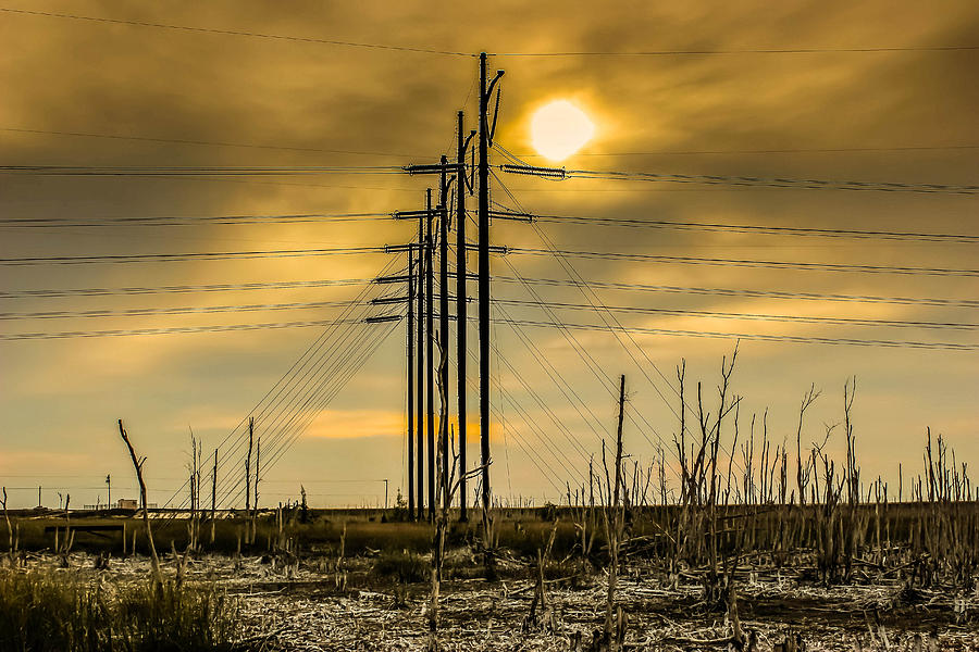 Electrifying Sunset Photograph by George Kenhan