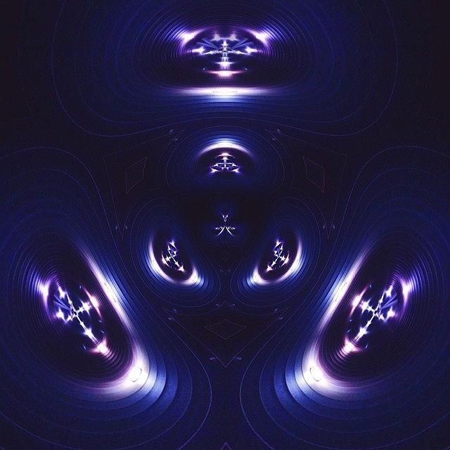 Symmetry Photograph - Electromagnetic Fields by Aubrey Erickson